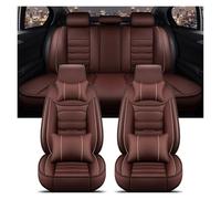 tnbru Housses Siège Auto pour Toyota pour Highlander pour Terre pour Cuirser pour Prado Housse Siège Voiture Universelle Intérieurs Tous Les Modèles Lot Housses Siège Voiture(Coffee 5 Seat12)