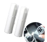 tnbru Pommeau Levier Vitesses Adaptateur De Levier Vitesse En Cuir Pour Laguna II 2001-2008 6 Vitesses Avec Manchon Intérieur(2pcs Inner Sleeve)