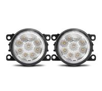 tnbru Pour Iveco Pour Daily VI 2014-2023 2 Pièces 30W Ensemble Phares Antibrouillard H11 Voiture LED Feux Jour DRL 3000LM Antibrouillard Avant Voiture(LH White)