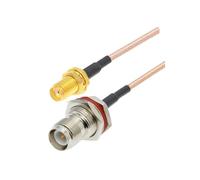 TNC Câble imperméable Rp-tnc Femme à RP SMA Adaptateur mâle Rg316 Pigtail 50ohm Rf Jumper de rallonge d'assemblage de câble coaxial(RP TNC F to SMA F,2M)