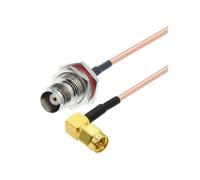 TNC Câble imperméable Rp-tnc Femme à RP SMA Adaptateur mâle Rg316 Pigtail 50ohm Rf Jumper de rallonge d'assemblage de câble coaxial(TNC F to SMA M90,3M)