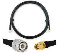 TNC mâle vers SMA mâle 2m câble coaxial - cable d'extension HF240 (LMR 240 équivalent) etanche - rallonge TNC SMA pour Antenne CB Radio Amateur Sans fil Radio WIFI adaptateur UHF VHF
