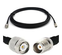 TNC Mâle vers TNC Femelle 12m câble coaxial RG58 50 Ohm - rallonge TNC Extension Faible Perte Cable pour Antenne CB Radio Amateur Sans fil Radio WIFI adaptateur UHF VHF