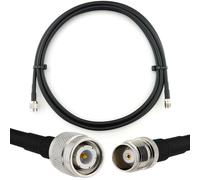 TNC mâle vers TNC femelle 1m câble coaxial - cable d'extension HF240 (LMR 240 équivalent) etanche - rallonge TNC pour Antenne CB Radio Amateur Sans fil Radio WIFI adaptateur UHF VHF