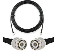 TNC mâle vers TNC mâle 12m câble coaxial - cable d'extension HF240 (LMR 240 équivalent) etanche - rallonge TNC pour Antenne CB Radio Amateur Sans fil Radio WIFI adaptateur UHF VHF
