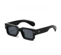 TNDVIC Lunettes de soleil UV400 | Monture épaisse | Pour sports de plein air et conduite (noir et gris)