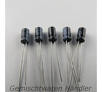 TNE oder Unbekannt 5X marques Elko 0,47 µf 50V CONDENSATEUR ÉLECTROLYTIQUE MF CONDENSATEUR UF