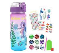 TNEDFOD Bouteille d'Eau Arts et Kits, Kit Décoration de Bouteille d'Eau pour Enfants, Bouteille Kit de Loisir Créatif Enfant pour Jeux Cadeau Fille 5 6 7 8 9 10 Ans