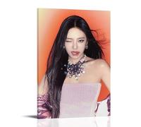 TNERPAR Aespa Karina Poster décoratif sur toile Art mural pour salon, chambre à coucher, art mural, impression d'image moderne, décoration de salle familiale, 30 x 45 cm