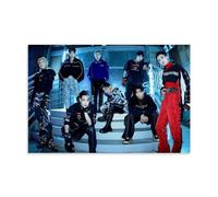 TNERPAR Ateez Boy Group Poster Peinture décorative sur toile Art mural pour salon, chambre à coucher, art mural, impression d'image moderne, décoration de salle familiale, 30 x 45 cm