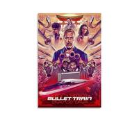 TNERPAR Bullet Train-Movie Poster Peinture décorative sur toile Art mural pour salon, chambre à coucher, art mural, impression d'image moderne, décoration de salle familiale, 30 x 45 cm