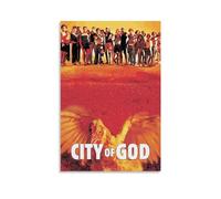 TNERPAR City of God Movie Art Poster décoratif sur toile pour salon, chambre à coucher, décoration murale moderne pour chambre familiale (30 x 45 cm)