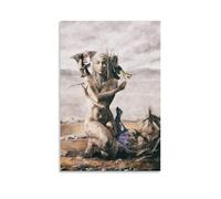 TNERPAR Daenerys Targaryen Star Art Poster décoratif sur toile, art mural, pour salon, chambre à coucher, impression photo, moderne, décoration de salle familiale, 20 x 30 cm