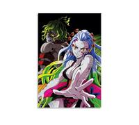 TNERPAR Demon Slayer Daki and Gyutaro Poster d'art décoratif sur toile, art mural, pour salon, chambre à coucher, art mural, impression photo, décoration moderne, pour chambre familiale, 20 x 30 cm