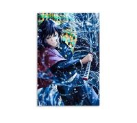 TNERPAR Demon Slayer Tomioka Giyuu Anime (2) Poster peinture décorative sur toile, art mural, pour salon, chambre à coucher, art mural, impression photo, décoration moderne pour chambre familiale, 30