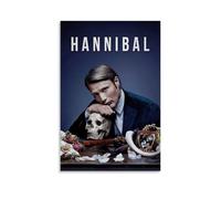 TNERPAR Hannibal Lecter Art Poster décoratif sur toile, art mural, pour salon, chambre à coucher, impression murale, moderne, décoration de salle familiale, 30 x 45 cm