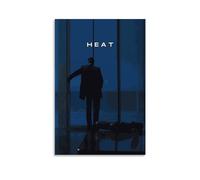 TNERPAR Heat Movie Poster Peinture décorative sur toile Art mural pour salon, chambre à coucher, art mural, impression d'image moderne, décoration de salle familiale, 30 x 45 cm