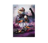 TNERPAR Max Verstappen 2022 Poster peinture décorative sur toile pour salon, chambre à coucher, art mural, impression d'image moderne, décoration de salle familiale, 30 x 45 cm