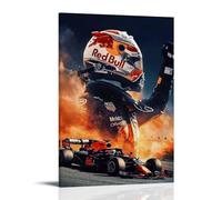 TNERPAR Max Verstappen Art Poster Peinture décorative sur toile Art mural pour salon, chambre à coucher, art mural, impression d'image moderne, décoration de salle familiale, 30 x 45 cm