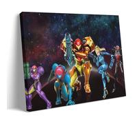 TNERPAR Metroid-anime Poster décoratif sur toile pour salon, chambre à coucher, art mural, impression d'image moderne, décoration de salle familiale, 20 x 30 cm
