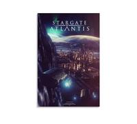 TNERPAR Stargate Atlantis Poster Peinture décorative sur toile Art mural pour salon, chambre à coucher, art mural, impression d'image moderne, décoration de salle familiale, 60 x 90 cm