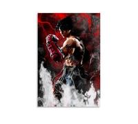 TNERPAR Tekken Jin Kazama Poster Peinture décorative sur toile Art mural pour salon, chambre à coucher, art mural, impression d'image moderne, décoration de salle familiale, 30 x 45 cm