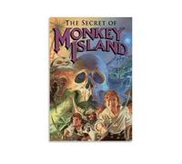 TNERPAR The Secret of Monkey Island Poster Peinture décorative sur toile Art mural pour salon, chambre à coucher, art mural, impression d'image moderne, décoration de salle familiale, 30 x 45 cm
