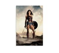 TNERPAR Wonder Woman Poster décoratif sur toile pour salon, chambre à coucher, décoration murale moderne pour chambre familiale (50 x 75 cm)