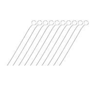 Tnfeeon 10 Paquets de Boucle d'inoculation de 4 Mm, Outils Réutilisables en Acier Inoxydable pour les Stries de Culture, Utilisation en Laboratoire de Microbiologie, Parfaits pour les Projets