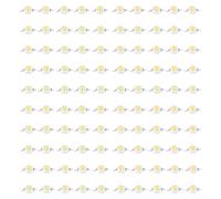 Tnfeeon 100 Pièces Perles de Lampe LED, Puce LED Haute Puissance 1 W Perles LED Haute Puissance Puces de Diode électroluminescente SMD pour Appareils D'éclairage Bricolage Home Studio