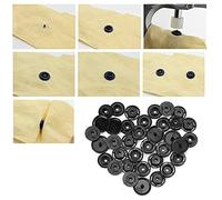 Tnfeeon 1000 Ensembles de Boutons à Pression en Résine pour Enfants, Boutons Pressés Matelassés en Tissu 10mm 12mm 14mm pour Projets de Bricolage (T8)