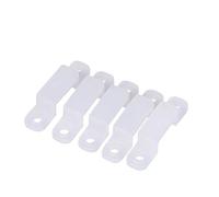 Tnfeeon 100pcs Connecteur de Bande LED, Clip de Fixation en Silicone 8/10/12 mm pour Support de Fixation de Bandes de Lumière Flexibles(10mm)