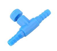 Tnfeeon 10Pcs Aquarium Valve Contrôle du Flux d'air Réservoir Poissons Plastique 2 Voies Pompe À Air Régulation Vannes Accessoires D'aquarium 4mm Tube