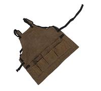 Tnfeeon 11 Poches Hommes Femmes Organisateur d'outils Sangle Réglable Tablier à Bavette Robuste pour le Travail du Bois Peinture Jardinage Taille pour Chef Charpentier Agriculteur Jardinage Tablier