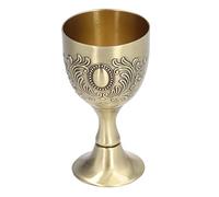 Tnfeeon 200ml Royal Calice Cup Calice Style Vintage Processus de Gravure Surface Brillante Gobelet pour la Décoration de Bar à la Maison 4.41 en Vintage Fait à la Main