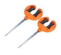 Tnfeeon 2pcs Garden Hose Stage Holder Abs Roller Design pour la Protection de la Plante de Pelouse, 10,63x4,72 Pouces