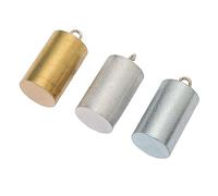 Tnfeeon 3PCS Metal -Tight Block Set Haut Fabriqué à la Main, Excellent pour le Laboratoire de Physique, Copper Fon-Cylindre en Aluminium pour les Tests Scolaires