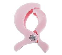 Tnfeeon 5 pcs Bonbons Couleur Landau Poussette Clips, Poussette Piquets Clips Housse de Siège Couverture Clips en Plastique Universel Clip Voiture Organisateur Accessoires(Rose)