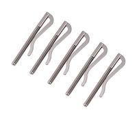 Tnfeeon 5 PCS Money Spring pour Portefeuille de Cartes de Crédit de Porte-Monnaie en Cuir Bifold, Acier D'électroples Durable, Base de Printemps Forte pour Les Hommes Usage Quotidien