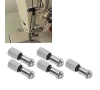 Tnfeeon 5 PièCes Pince à Pied à Ressort Accessoires de Couture en Acier Inoxydable Changement Facile Fort Durable Presseur Changement de Pied Vis Pince pour Machine à Coudre