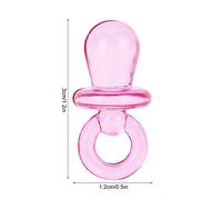 Tnfeeon 50pcs Jouets de Mamelon d'oiseau, Jouets à Mâcher Colorés en Plastique pour Perroquets, Parfaits pour Les Perruches et Les Tourtereaux, Taille 3x1.2x1.2cm, Accessoires de Cage Amusants