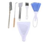 Tnfeeon 6 PCS Set Bird Cage Cleaner Accessoires Détachant de en Acier Inoxydable Perruche Articles Petit Animal Tidying Perruche Cockatiel Hamster Accessoires Birdcage Entretien