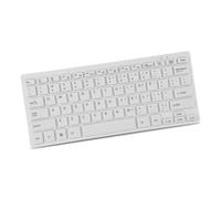 Tnfeeon 78 Mini Clavier Ultra Light Key avec Câble pour Ordinateur Portable, Matériel ABS Durable, Plug USB et Interface de Jeu, pour Les Voyageurs D'étudiants Business Travelers (White)