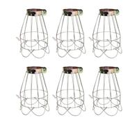 Tnfeeon Abat Jour de Lampe en Fer galvanisé, Design Industriel Vintage,