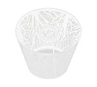 Tnfeeon Abat-jour en Fer forgé à Motif Forestier, Projette des Ombres Murales Décoratives avec un Motif de Forêt gravé, Convient aux Douilles E27 E26, Abat-jour en Métal Noir de 7,5x5,9x5,1 Pouces