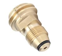 Tnfeeon Adaptateur de Valve à Gaz, Convertisseur en Laiton Massif POL vers QCC1, Installation Facile pour Cylindre de Gril à Gaz de 20 50 LB