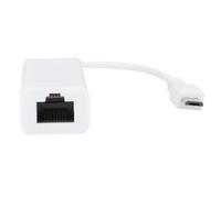 Tnfeeon Adaptateur Ethernet Micro USB vers RJ45 USB 2.0 10 Mbps Contrôle de Négociation Automatique pour Une Configuration Stable du Serveur Domestique LAN Filaire avec Perte de Paquets Réduite