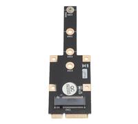 Tnfeeon Adaptateur M.2 NVMe vers Mini PCIe Convertisseur de clé M pour SSD 2230 2242 2260 2280 Configuration Plug and Play avec Vis Incluses Mise à Niveau de Stockage Facile pour Les Constructeurs de