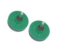 Tnfeeon Affûteur de Lame de Tondeuse à Gazon ABS en Acier Inoxydable avec 2 Accessoires de Lame de Forage pour Tondeuse de Jardin et Cour, Motoculteurs de à Barre de Faucille (Green)