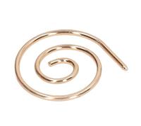 Tnfeeon Aiguille à Tricoter en Spirale, Outil de Fil en Acier Inoxydable pour Sécuriser les Points, Conception Légère et Portable, Idéale pour les Débutants, les Travaux Manuels en Déplacement ou